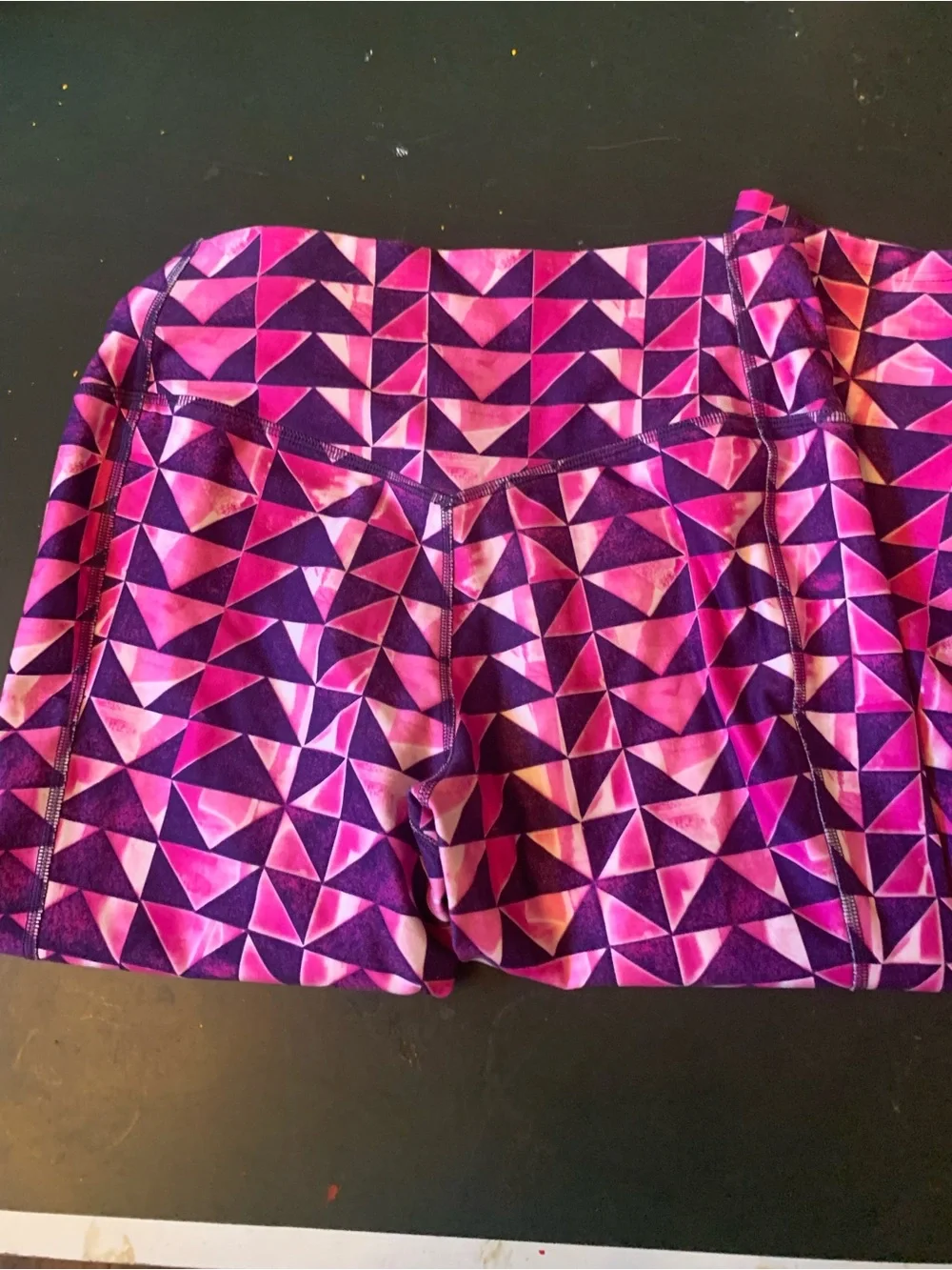 Nike Women’s Pink & Purple Geometric Leggings